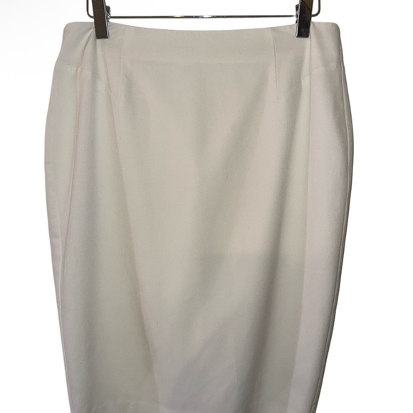 VS Victoria Secret White Pencil Midi Skirt - Picture 1 of 5